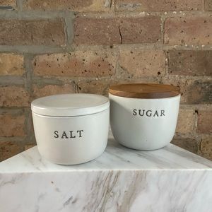 Hearth & Hand Sugar & Salt Containers